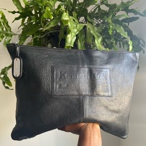 SOLD • Kenneth Cole New York Genuine Leather Clutch Bag